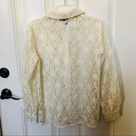 Victor Costa Ocassion Lace Longsleeves Small - Picture 6 of 7